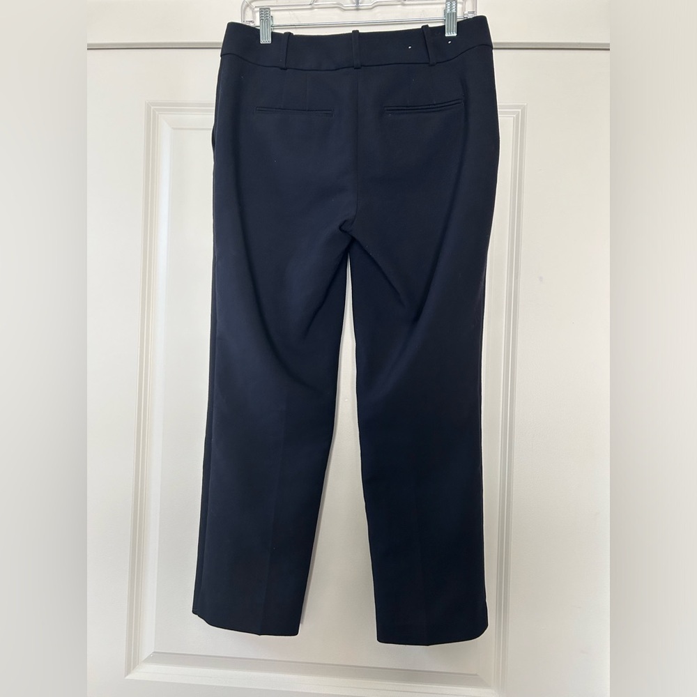 Ann Taylor Navy Ankle Cropped Pants - Picture 2 of 3